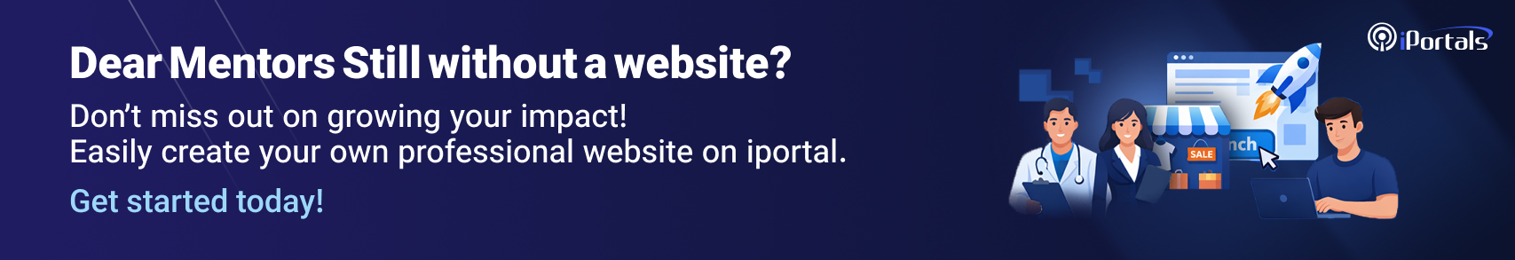 iPortals Website Builder Banner